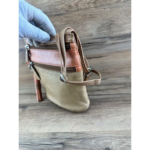 OSGOOD MARLEY FEEL THE DIFFERENCE BROWN GENUINE LEATHER XBODY SHOULDER B… - Picture 8 of 10